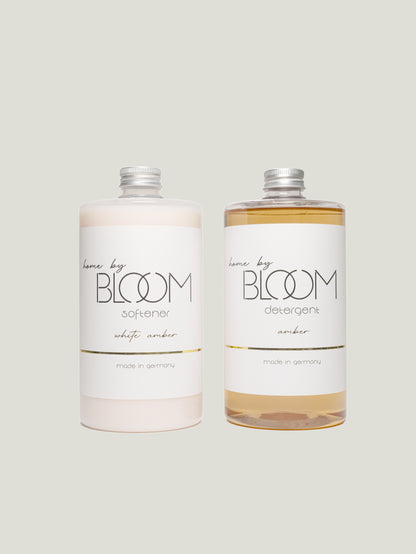 Zestaw płyn do prania 0,75l + płyn do płukania 0,75l - home by BLOOM